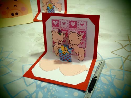 การ์ดป๊อปอัพ การ์ดทำมือเก๋ ๆ มาลองทำกัน การ์ดป๊อปอัพ การ์ดทำมือเก๋ ๆ มาลองทำกัน
